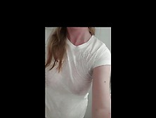 Showing You My Tits In The Shower - Wet T-Shirt