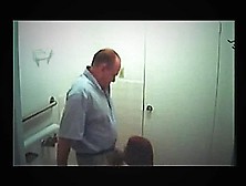 Old Guy Gets Quick Bj In Toilet. Wmv