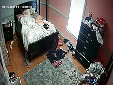 Sisters Caught On Dad's Security Cam