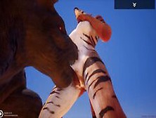 Wild Life / Tiger Girl Wants Huge Minotaur Cock