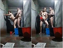 Indian Desi Mature Milf Couple Bathing Together And Fucking