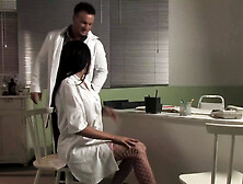 The Slutty Nurse Gets Screwed In The Doctor's Office