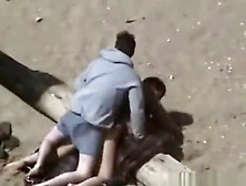 Girl Couple Gets Busted Fucking On A Public Beach