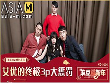 Trailer - Actress Foursome - Xia Qing Zi - Md-0100-1-Av - Best Original Asia Porn Video