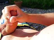 Jerking My Cock Outside In The Sun