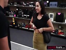 Charming College Student Trades Cash For Sex In Shawns Pawn Shop