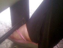 Candid Feet Pezinhos Girl In Bus