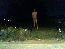 Me Naked In The Front Yard Pardon Dick Size.. Cold