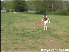 Innocent 18Yo Teen Playing Baseball Outdoors