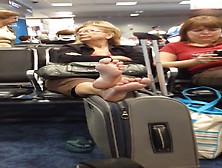 Airport Granny Feet