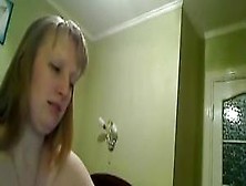 Blond Amateur With Big Boobs On Webcam