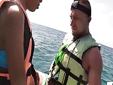 Petite Amateur Thai 19 Year Old Cherry Giving Bj On A Jet Ski Outside