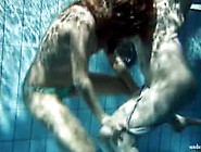 Zuzanna And Lucie Swimming Underwater