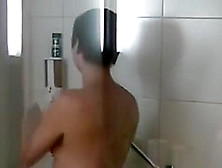 Slovenian Amateur Taking A Shower