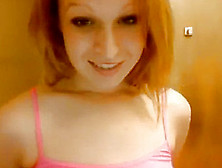 A Teen Strips And Mast On Webcam