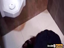 Asian Couple Fucked Real Public Toilet