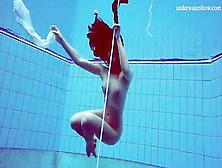 Alla Birtakik Undresses Naked Into The Swimming Pool