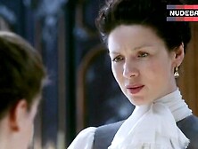 Claire Sermonne Shows Bush And Breasts – Outlander