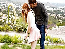 Devilsfilm Cute Redhead Teen Gets Fucked By Step-Dilf After Golf Practice