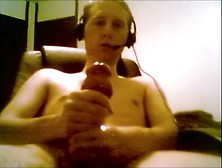18 Year Old Teen Boy With Huge Cock Jacks Off And Cums On Webcam