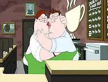 Family Guy - Baristas Lesbian Kissing