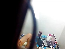 Spied Teen Sister Caught Bating To Porn