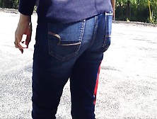Sexy Candid Italian Voyeur In Tight Jeans Part 3