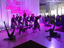 Live Sex Show Professional Erotic Acrobatic Dance On Stage (Russia Underground Porno Theater)
