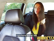 Hornytaxi Hot Budapest Girl In Airport Taxi Blowjob