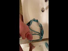 Jizz On Wifes Used Thong