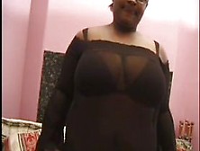 Bbw Black With Glass Sucks And Fucks With Two Men