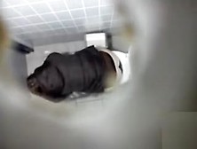 Ceiling Cam Films A Girl Peeing In The Toilet