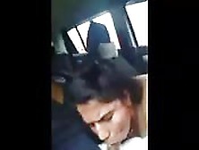 Indian Slut Gives A Blowjob In Public.