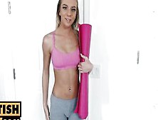 Itspov - Yoga Teenie Tiffany Watson Plays Footsie With Your Bondage Penis