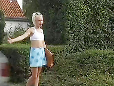 Hot German Skinny Blonde Teen Picked Up For Wild Outdoor Fucking