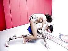 Nude Mixed Wrestling Sex As Daisy Ducati Battles Ruckus Face Sitting The Loser Then Ride Penis