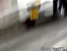 Gorgeous Japanese Schoolgirls Pee Just Around The Corner