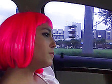 Costumed Pickedup Teen Pov Doggystyle In Car