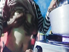 Desi Indian Maid Fucked By Her Home Owner During Food Cooking In Kitchen