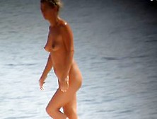 Blonde Wenches Aren't Shy To Show Their Bodies On The Beach