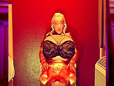 Sensual Fetish With Golden Juggsy And Her Voluptuous Lingerie-Clad Shemale Allure