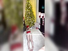 Ex-Wife And Lover Surprise Hubby With 3 Way For Christmas - Takes Turns Fucking