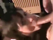 Giving The Wife A Hard Face Fucking And Shooting Cum In Her Mouth
