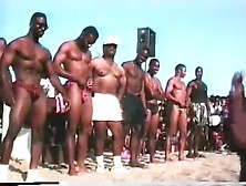 Black Men Swimwear Contest