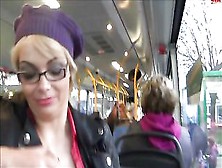 Double Blowjob In Back Of A Public Bus