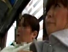 Asian Girl Undressed N Fondled In The Bus