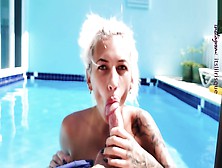 Sucking Off My Sugar Daddy In Private Virgin Islands Villa Pool