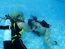 Underwater Scuba Bondage Breathplay