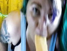 Beauty Fem Dom Upskirt Pov Sucking Off Deepthroating &pussy Fucking Toes Long Penis! Breaking Into New Sexdoll