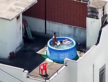 Man And Woman Fucking In The Pool